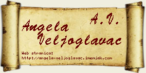 Angela Veljoglavac vizit kartica